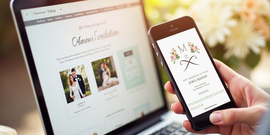 Đừng nhầm lẫn giữa Website đám cưới và Thiệp cưới online